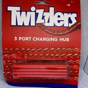Red Twizzlers 3 Port Charging Hub